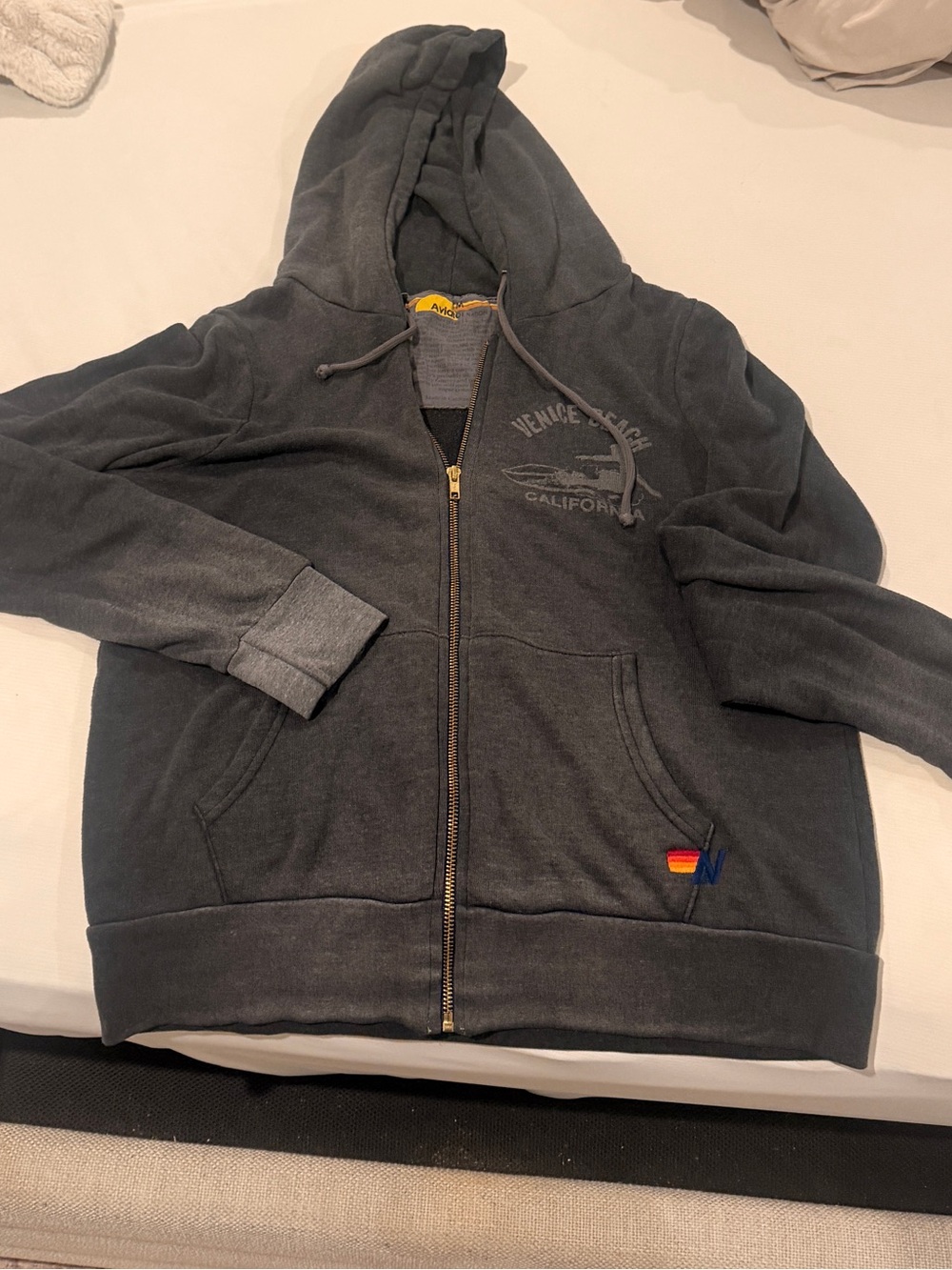 Aviator Nation hombre gray hoodie (m)